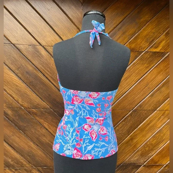 NWT Lilly Pulitzer "Coen Halter Tankini" top - size 6 - Picture 4 of 5